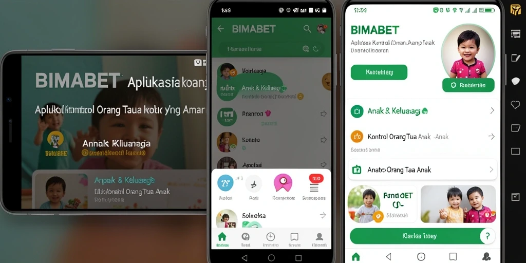 Antarmuka BIMABET yang sederhana dan mudah digunakan untuk kontrol orang tua.