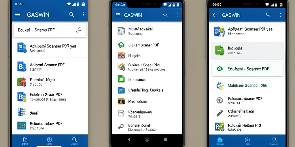 Screenshot GASWIN menunjukkan fungsi pemindaian PDF yang intuitif dan efisien.