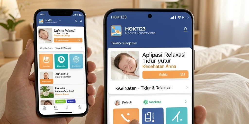 Antarmuka HOKI123 yang menenangkan untuk Tidur & Relaksasi.