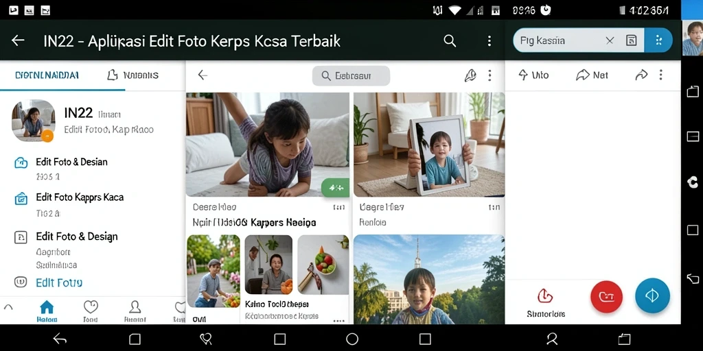 Antarmuka IN22 dengan efek kertas kaca yang menakjubkan.
