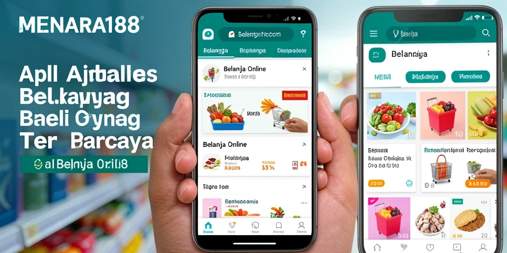 Tampilan antarmuka aplikasi MENARA188 untuk belanja online.