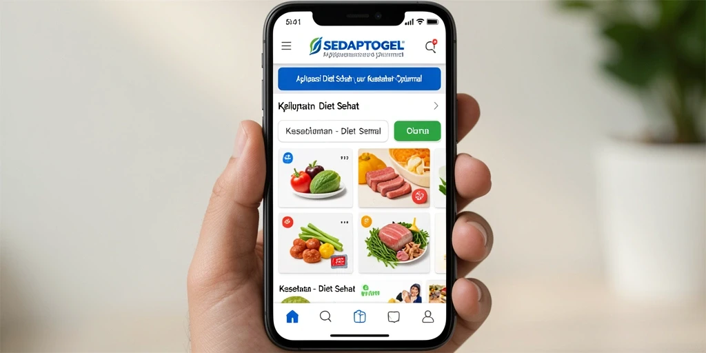 Tampilan antarmuka pengguna SEDAPTOGEL yang ramah dan interaktif.