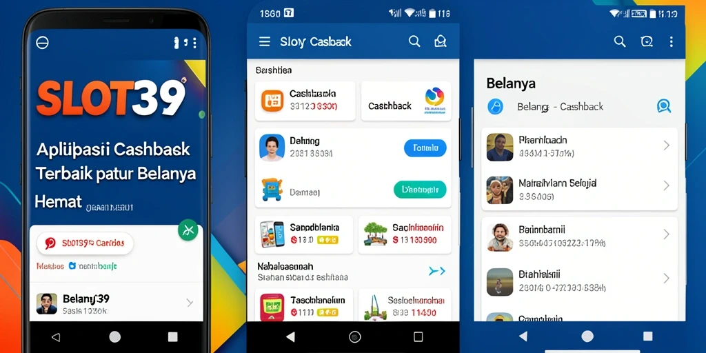 Tampilan antarmuka SLOT39 yang mudah digunakan untuk akses cashback.